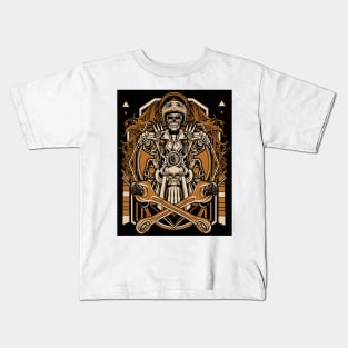 riders skull Kids T-Shirt